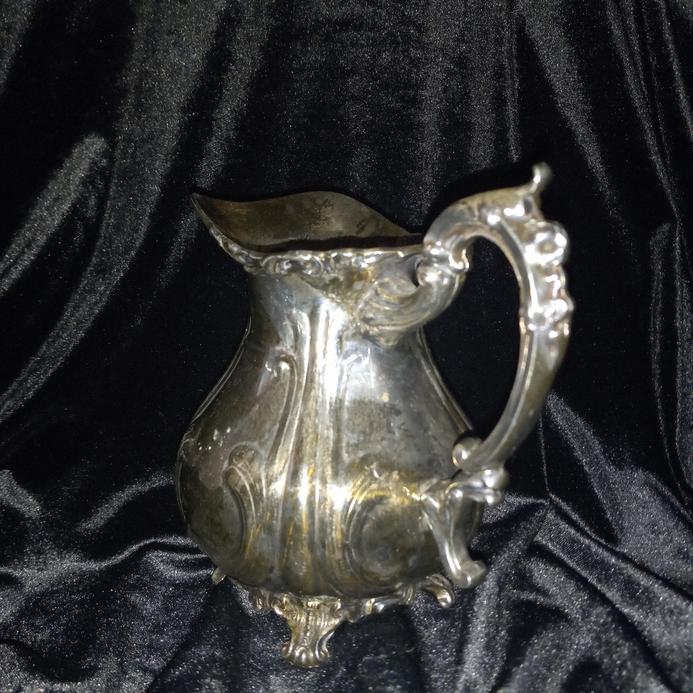 Silver Cream Dish
